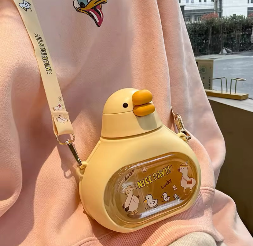 650ML Kawaii Kids Water Bottle, Large Capacity Plastic Straw Drinking Cup, Kids Water Bottle 650ML Kawaii Kids Water Bottle, Large Capacity Plastic Straw Drinking Cup, Kids Water Bottle